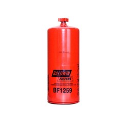 BF1259 Baldwin filtro separador de agua/combustible con purgador para equipos con motores Cummins. P551000 FS1000 PS6829 LFF8000