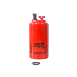 BF46065-SPS Baldwin filtro separador de agua/combustible con purgador, puerto de sensor y sensor reutilizable de pavimentadoras 