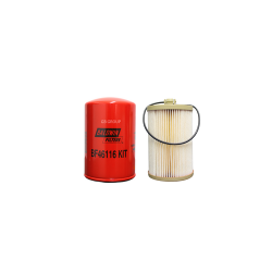 BF46116 KIT Baldwin kit de dos filtros para combustible de cosechadoras y tractores John Deere. RE556406 PFF51572.