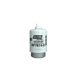 BF7674-D Baldwin filtro para combustible secundario separador agua/combustible con purgador de equipos Caterpillar, John Deere. 