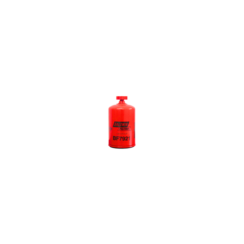 BF7921 Baldwin filtro Separador de agua/combustible con purgador para cargadores New Holland, retroexcavadoras Case 580N. SFC-45