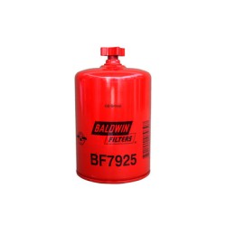 BF7925 Baldwin filtro Separador de agua/combustible con purgador, se instala con la base FD7926. Se adapta la base para eliminar